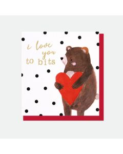 Greeting Card - Love You To Bits