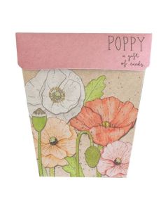 Greeting Card & Gift of Seeds - POPPY