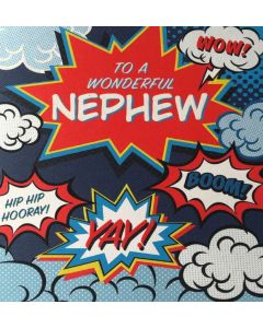 NEPHEW Card - Comic Book Artwork
