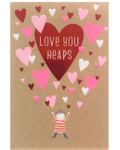 Valentine Card - Love You Heaps