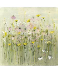 Greeting Card - Wildflower Meadow by Sue Fenlon  