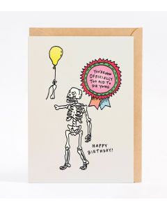 Birthday card - Officially Old