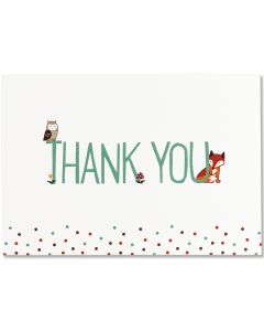 Boxed Thank You Cards - Woodland Friends